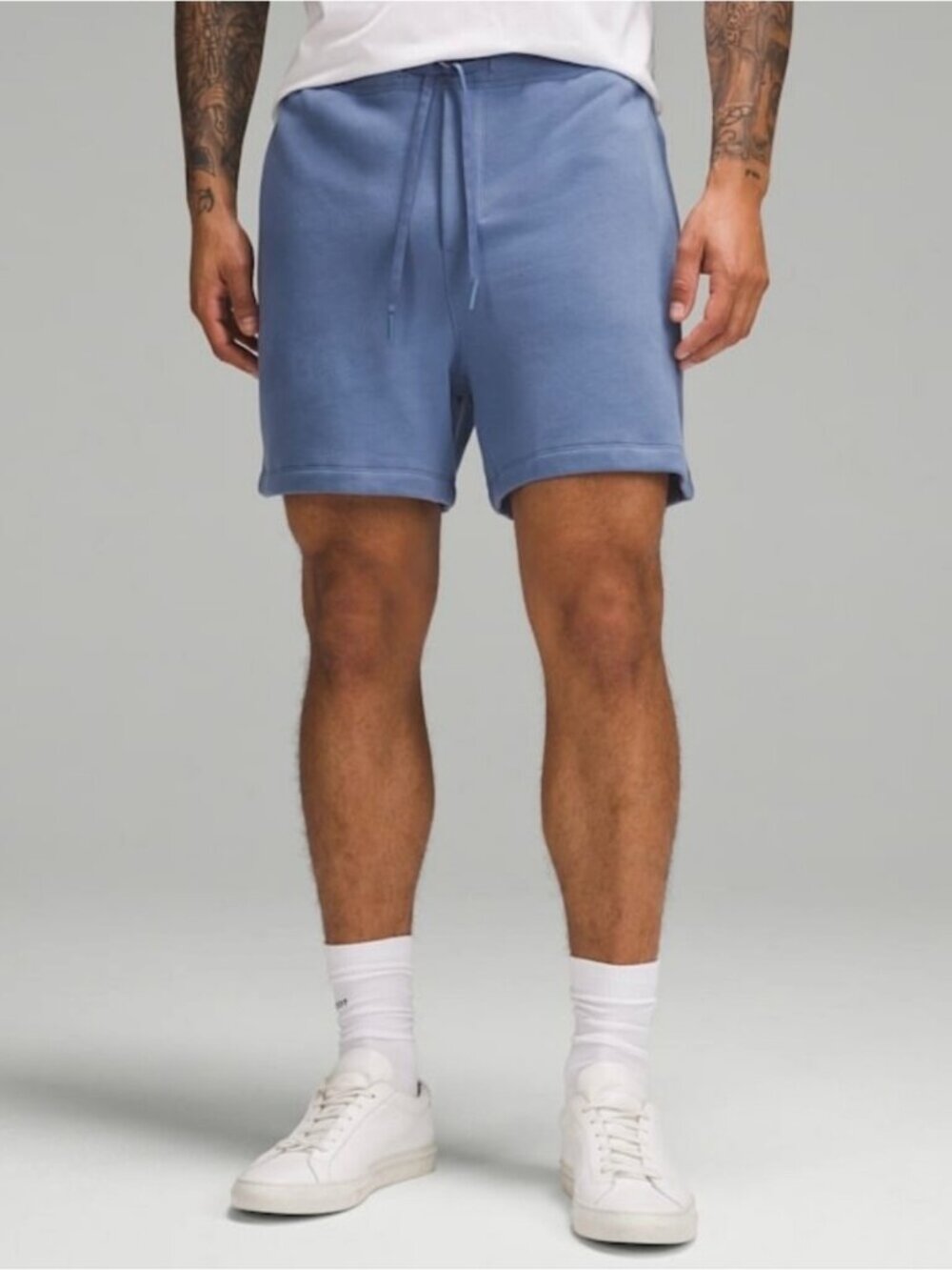 Lululemon Steady State Relaxed-Fit Sweat Shorts 5" Mens Size XS Blue Athleisure